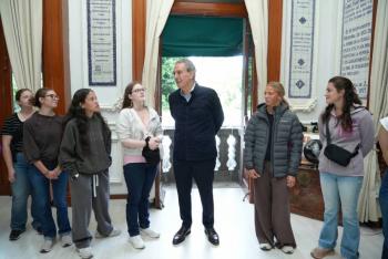 Recibe Pepe Chedraui a estudiantes de Medicina Veterinaria de Oregon State University