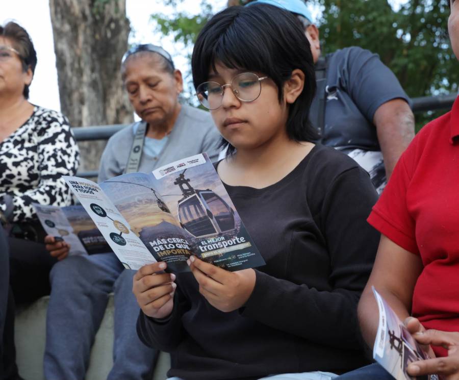 Gobierno Estatal acerca informacioacuten y beneficios del sistema de transporte por cable