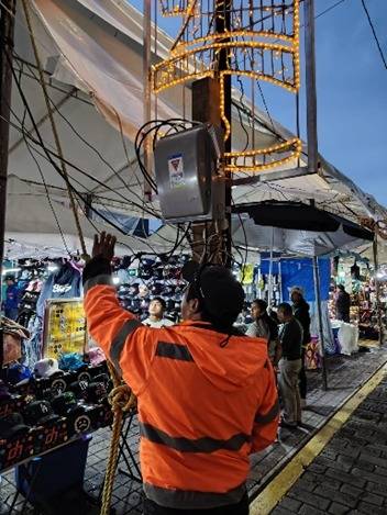 Refuerza Tonantzin Fernández acciones de mantenimiento y alumbrado público en barrios y juntas auxiliares