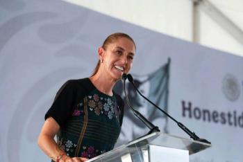 Sheinbaum llama a defender la soberan&iacute;a nacional durante visita a Sinaloa