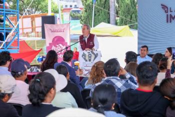 Acerca Pepe Chedraui oportunidades de emprendimiento a las juventudes de San Miguel Canoa