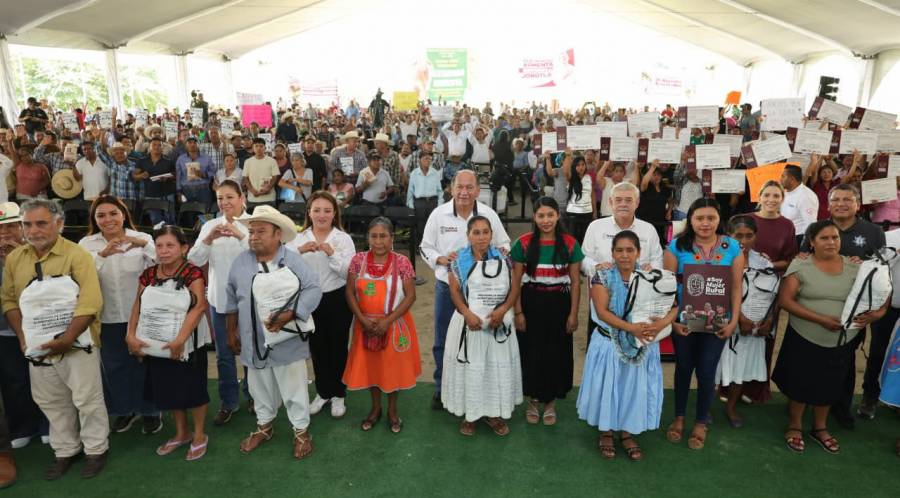 Fortalecimiento estatal al campo en Jonotla impulsa desarrollo regional