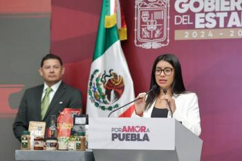 Armenta respalda aspiraci&oacute;n de “La Bonita” S&aacute;nchez por la alcald&iacute;a de Puebla en 2027