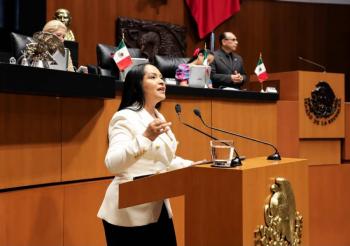 Quien aspire a gobernar debe poner los intereses de M&eacute;xico y de su pueblo primero: Liz S&aacute;nchez