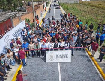 Omar Mu&ntilde;oz mejora movilidad con obra en San Lorenzo