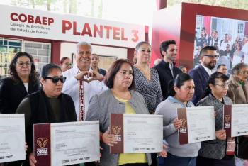 Gobierno Estatal destina m&aacute;s de 5.2 millones para transformar planteles del COBAEP