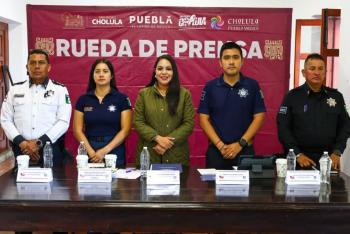 Tonantzin Fern&aacute;ndez consolida acciones de seguridad y proximidad social en San Pedro Cholula