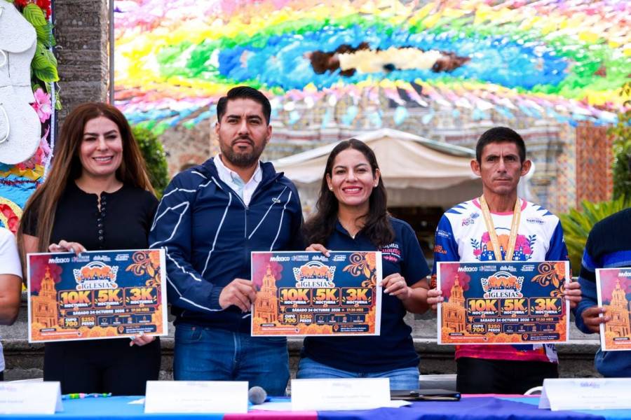 Entre el patrimonio arquitect&oacute;nico y cempas&uacute;chil, San Andr&eacute;s Cholula vivir&aacute; la segunda Carrera de las Iglesias