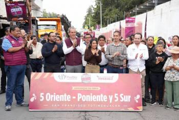 Arranca Pepe Chedraui rehabilitaci&oacute;n vial en San Francisco Totimehuacan