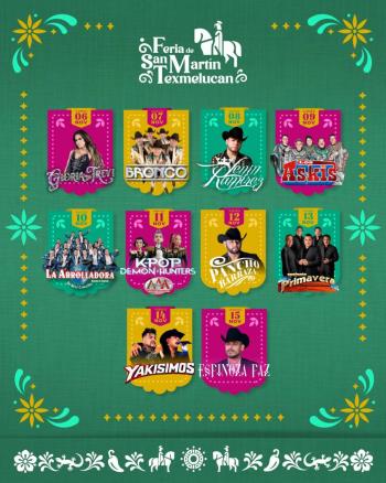 Presenta gobierno de Juan Manuel Alonso feria de San Mart&iacute;n Texmelucan 2026: M&uacute;sica, tradici&oacute;n y celebraci&oacute;n