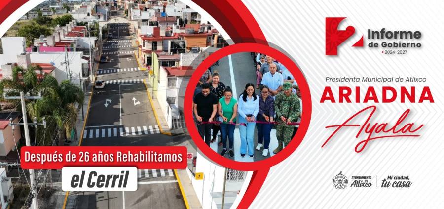Ariadna Ayala invierte m&aacute;s de 181 millones de pesos en obras