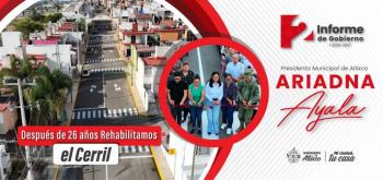 Ariadna Ayala invierte m&aacute;s de 181 millones de pesos en obras