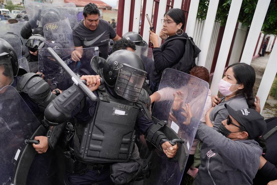 Pobladores de San Miguel Xoxtla se enfrentan con Polic&iacute;a Estatal por recuperaci&oacute;n de pozo Pagivi
