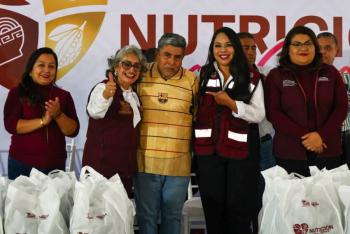 Impulsa Tonantzin Fern&aacute;ndez el programa Nutrici&oacute;n con Amor en San Pedro Cholula