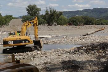 Conagua rehabilita l&iacute;nea de agua potable en La Ceiba, Xicotepec
