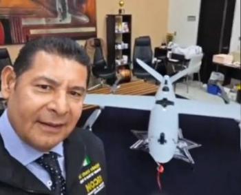 Puebla incorpora dos drones de largo alcance para combatir robos en la autopista