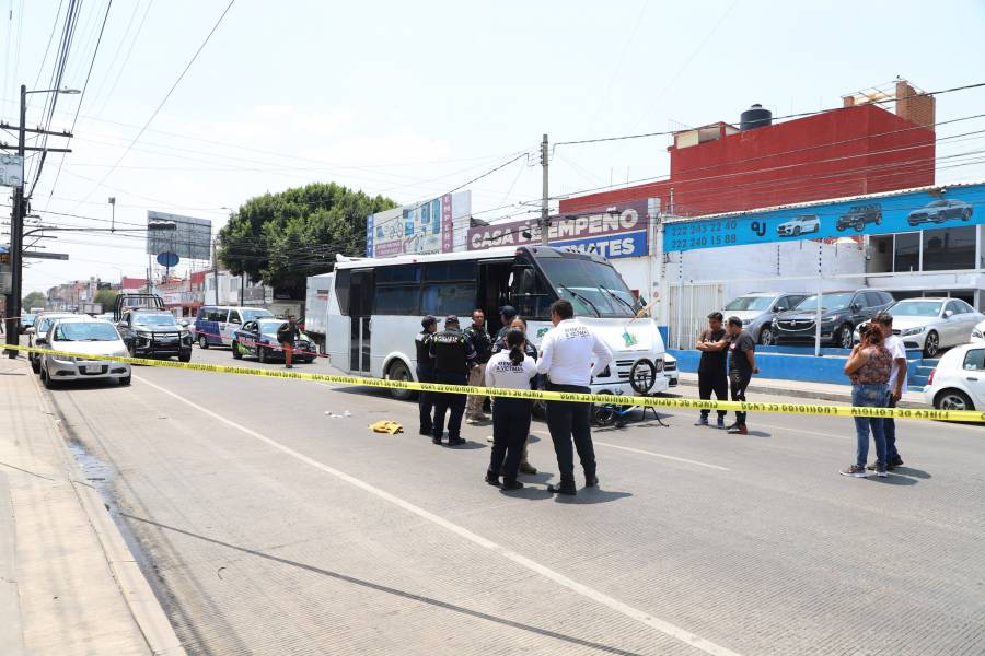 Puebla registra hasta 20 atropellamientos al mes; documentan muertes vinculadas al transporte p&uacute;blico
