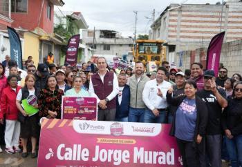 Arranca Pepe Chedraui obras de pavimentaci&oacute;n en La Resurrecci&oacute;n