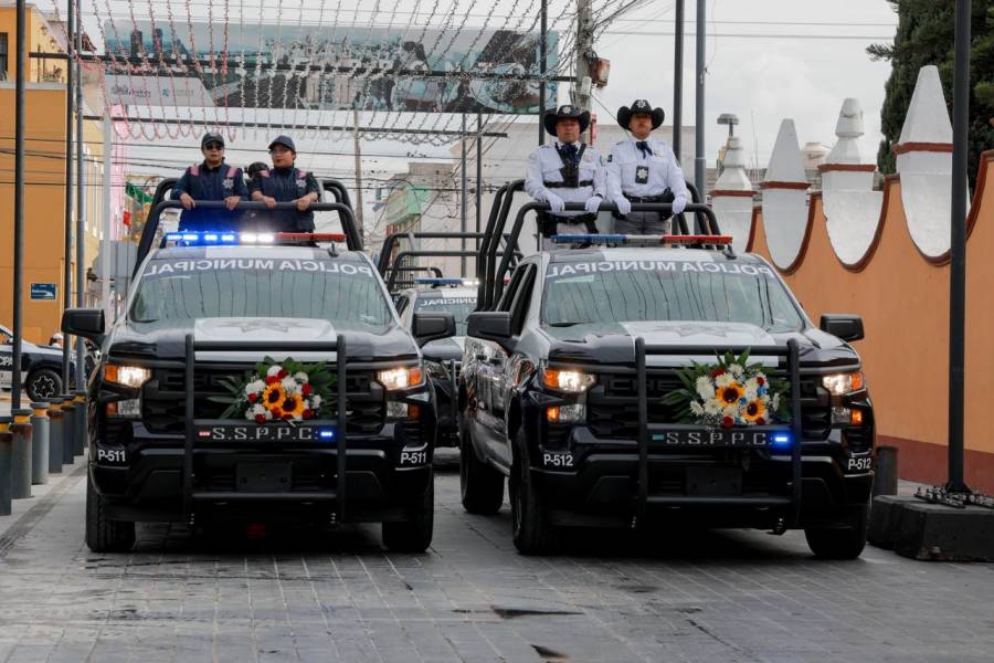 Lupita Cuautle refuerza seguridad de San Andr&eacute;s Cholula con nuevas unidades y puntos de monitoreo inteligente