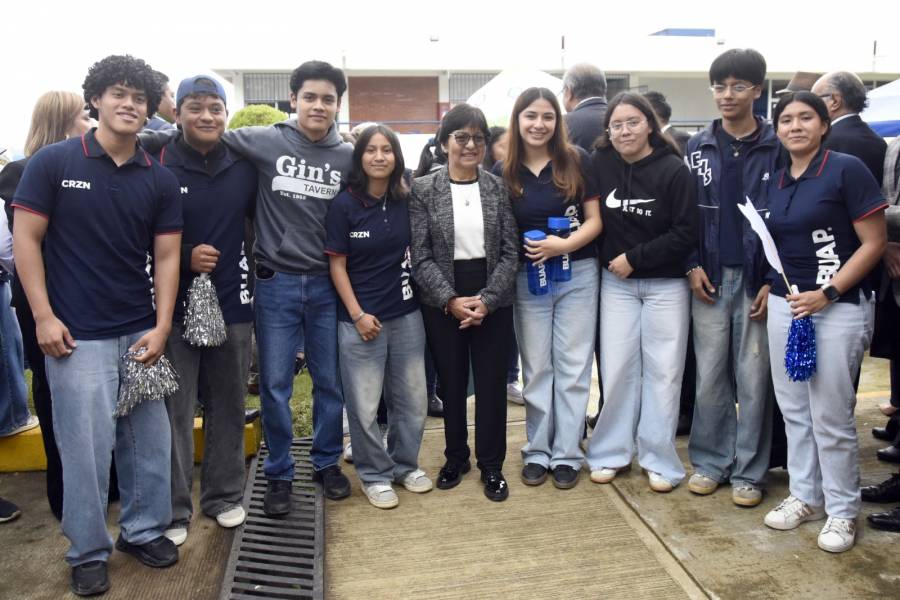 Inaugura Rectora Lilia Cedillo nuevo edificio en el Bachillerato Tecnol&oacute;gico Agropecuario de Zacapoaxtla