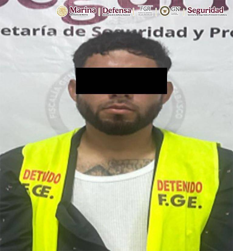 Capturan en Tabasco a presunto l&iacute;der de Mara 18 buscado por El Salvador; enfrenta acusaciones por homicidios y otros delitos