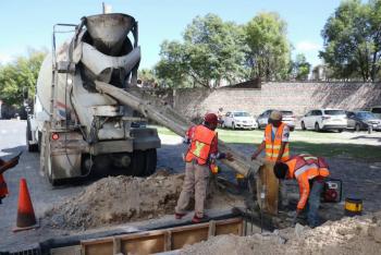 Avanza Gobierno Pepe Chedraui en la modernizaci&oacute;n del Sistema de Captaci&oacute;n Pluvial en bulevar H&eacute;roes del 5 de Mayo