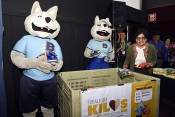 Pone en marcha Rectora Lilia Cedillo campa&ntilde;a “&Eacute;chale los kilos”