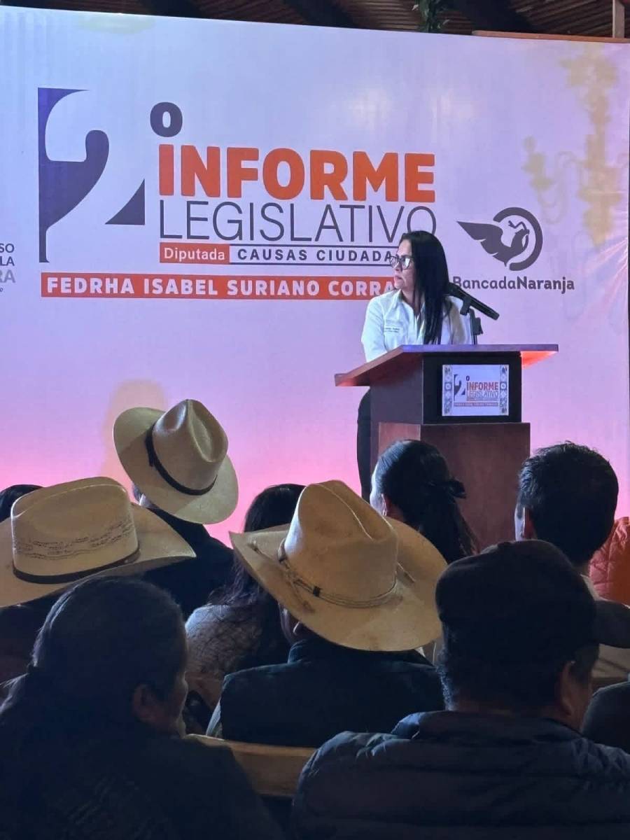 Fedrha Suriano presenta en Zacapoaxtla su Segundo Informe de Actividades Legislativas