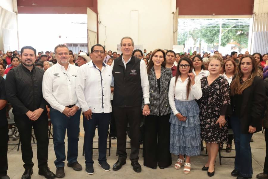 Acerca Pepe Chedraui seguridad servicios y bienestar a San Pablo Xochimehuacan