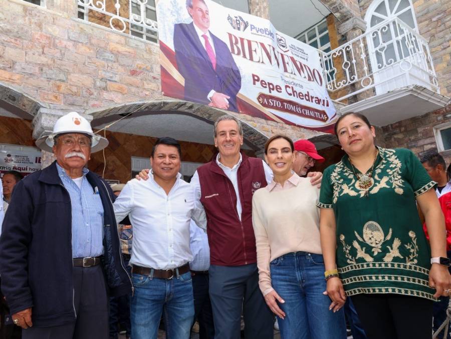 Seguridad, salud y servicios para Santo Tom&aacute;s Chautla: Pepe Chedraui