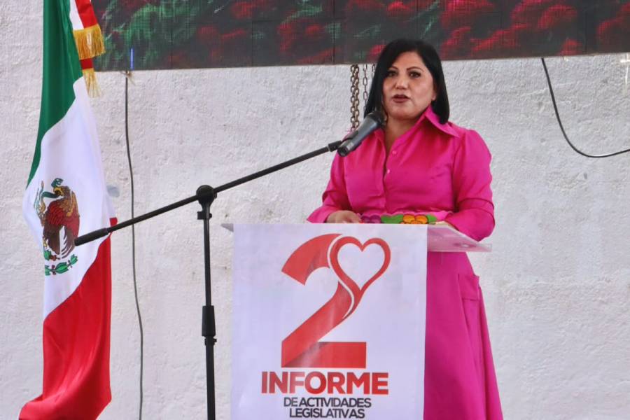 Presenta la diputada Araceli Celestino su Segundo Informe de Actividades