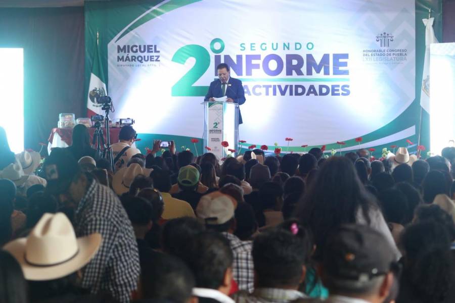 Trabajo legislativo y gestión comunitaria, destaca el diputado Miguel Márquez en su Segundo Informe de Actividades