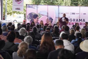 SEDIF acerca servicios y apoyos alimentarios a juntas auxiliares de Puebla capital