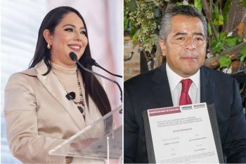 Tonantzin Fern&aacute;ndez y Ray Cuautli hacen p&uacute;blicas sus aspiraciones en las Cholulas