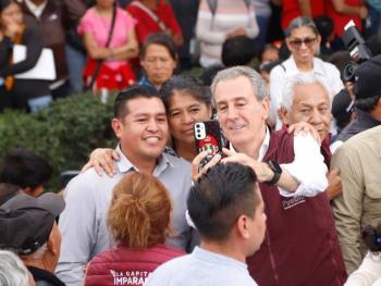 Refrenda Pepe Chedraui compromiso con las familias de San Baltazar Campeche