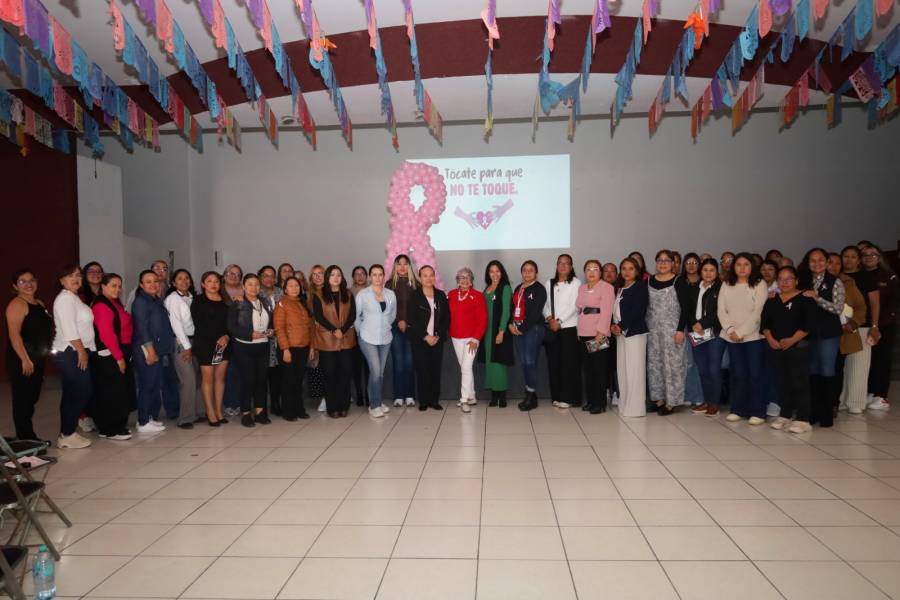 Encabeza Lupita Fern&aacute;ndez jornadas de prevenci&oacute;n y detecci&oacute;n oportuna del c&aacute;ncer de mama