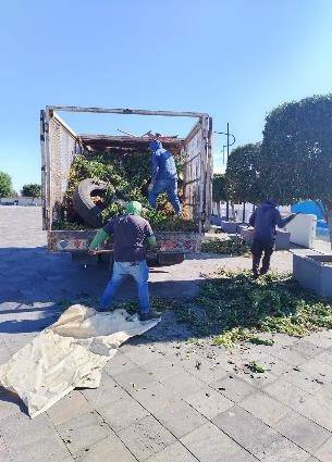 Intensifica Tonantzin Fernández servicios públicos en barrios y juntas auxiliares de San Pedro Cholula
