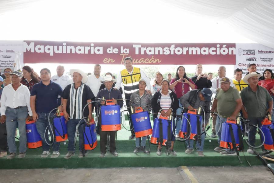 Campo y obra comunitaria transforman la vida de las familias de Tehuac&aacute;n