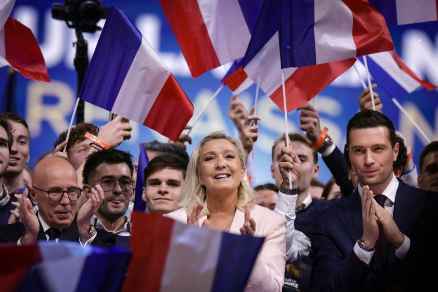 Marine Le Pen encabeza las encuestas rumbo a las presidenciales de Francia