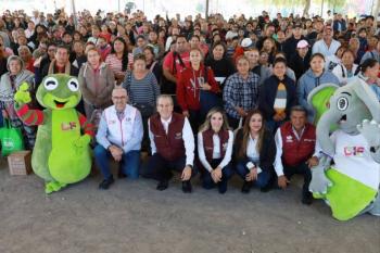 Pepe Chedraui entrega m&aacute;s de 9 mil despensas a familias de La Presa Guadalupe Hidalgo