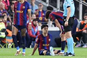 El barcelonista Xavi Espart estar&aacute; siete semanas de baja