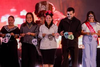 Lupita Cuautle inaugura el Festival “Sendero al Mictl&aacute;n”, una celebraci&oacute;n de identidad y orgullo sanandrese&ntilde;o